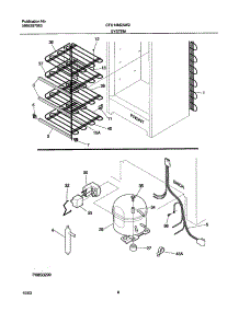 07 - System parts for Frigidaire Freezer CFU14M2AW2 from AppliancePartsPros.com