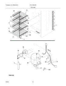 07 - System parts for Frigidaire Freezer CFU14M2AW3 from AppliancePartsPros.com