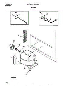 04 - System parts for Frigidaire Freezer MFC09M1BW3 from AppliancePartsPros.com