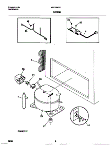 04 - System parts for Frigidaire Freezer MFC05M3BW1 from AppliancePartsPros.com