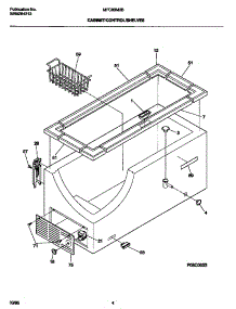 03 - Cabinet / Controls / Shelves parts for Frigidaire Freezer MFC09M3BW1 from AppliancePartsPros.com