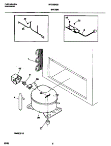 04 - System parts for Frigidaire Freezer MFC09M3BW1 from AppliancePartsPros.com