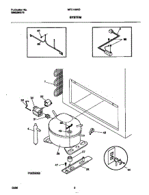 04 - System parts for Frigidaire Freezer MFC13M0BW2 from AppliancePartsPros.com