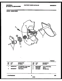 03 - Cam parts for Frigidaire Dishwasher MDB212RBS0 from AppliancePartsPros.com