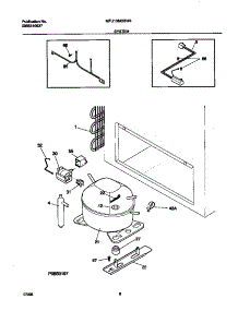 04 - System parts for Frigidaire Freezer MFC13M0BW4 from AppliancePartsPros.com