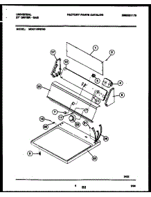 04 - Console And Control Parts parts for Frigidaire Dryer MDG116RBW0 from AppliancePartsPros.com