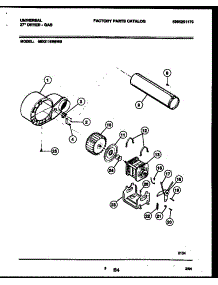 05 - Blower And Drive Parts parts for Frigidaire Dryer MDG116RBW0 from AppliancePartsPros.com