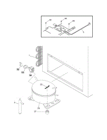 Universal / Multiflex (Frigidaire) Freezer System parts for Frigidaire Freezer CFC07M4AW10 from AppliancePartsPros.com