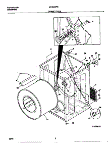 02 - Cabinet / Drum parts for Frigidaire Dryer MDG436RED0 from AppliancePartsPros.com