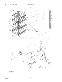 07 - System parts for Frigidaire Freezer CFU09M2AW10 from AppliancePartsPros.com