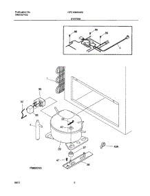 07 - System parts for Frigidaire Freezer CFC13M5AW0 from AppliancePartsPros.com