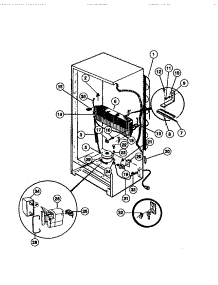 05 - Liner And Unit parts for Frigidaire Freezer MFU14F3BW2 from AppliancePartsPros.com
