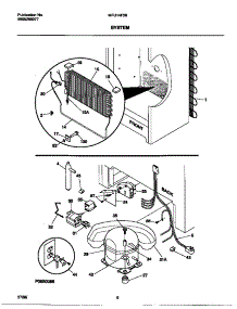 04 - System parts for Frigidaire Freezer MFU14F3BW5 from AppliancePartsPros.com