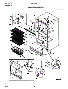03 - Cabinet / Control / Shelves parts for Frigidaire Freezer MFU16F7FW1 from AppliancePartsPros.com