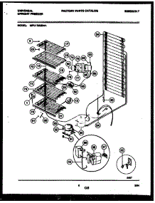 04 - System And Electrical Parts parts for Frigidaire Freezer MFU17M3BW1 from AppliancePartsPros.com