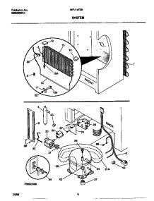 04 - System parts for Frigidaire Freezer MFU14F3BW4 from AppliancePartsPros.com