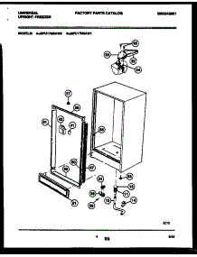 03 - Cabinet Parts parts for Frigidaire Freezer MFU17M3AW0 from AppliancePartsPros.com