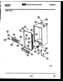03 - Cabinet Parts parts for Frigidaire Freezer UG16A from AppliancePartsPros.com