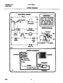 05 - Wiring Diagram parts for Frigidaire Freezer MFU14M2BW4 from AppliancePartsPros.com