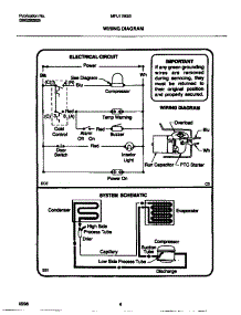 05 - Wiring Diagram parts for Frigidaire Freezer MFU17M3BW3 from AppliancePartsPros.com