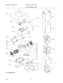 03 - Recommended Spare Parts parts for Frigidaire Hood FHPC4260LSA from AppliancePartsPros.com