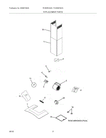 03 - Replacement Parts parts for Frigidaire Hood RH36WC60GSA from AppliancePartsPros.com