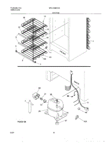 07 - System parts for Frigidaire Freezer MFU12M2GW2 from AppliancePartsPros.com