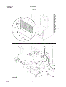 07 - System parts for Frigidaire Freezer MFU14F3GW9 from AppliancePartsPros.com