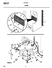 04 - System parts for Frigidaire Freezer MFU16F3BW7 from AppliancePartsPros.com