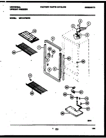 03 - Cabinet Parts parts for Frigidaire Freezer MFU16F3BW0 from AppliancePartsPros.com