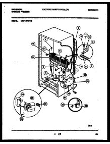 05 - System And Electrical Parts parts for Frigidaire Freezer MFU16F3BW0 from AppliancePartsPros.com