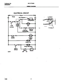 05 - Wiring Diagram parts for Frigidaire Freezer MFU17F3GW6 from AppliancePartsPros.com
