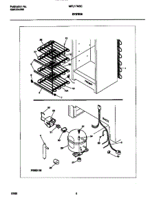 04 - System parts for Frigidaire Freezer MFU17M3GW0 from AppliancePartsPros.com