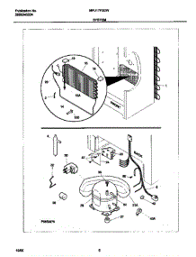 Universal / Multiflex (Frigidaire) Frigidaire / Freezr - P5995345534 System parts for Frigidaire Freezer MFU17F3GW7 from AppliancePartsPros.com