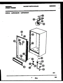 03 - Cabinet Parts parts for Frigidaire Freezer MFU21M3AW1 from AppliancePartsPros.com