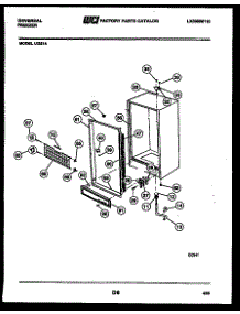 03 - Cabinet Parts parts for Frigidaire Freezer UG21A from AppliancePartsPros.com
