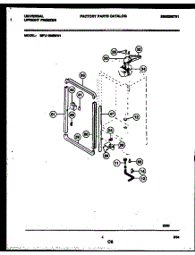 03 - Cabinet Parts parts for Frigidaire Freezer MFU12M0BW1 from AppliancePartsPros.com