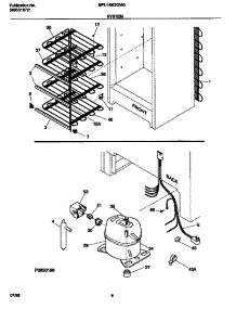 04 - System parts for Frigidaire Freezer MFU14M2GW0 from AppliancePartsPros.com