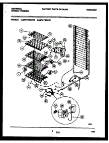 04 - System And Electrical Parts parts for Frigidaire Freezer MFU17M3AW1 from AppliancePartsPros.com