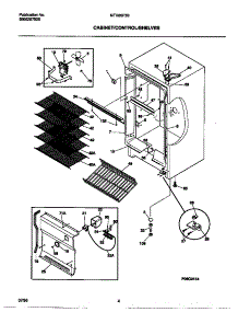 03 - Cabinet / Controls / Shelves parts for Frigidaire Freezer MFU20F3BW5 from AppliancePartsPros.com