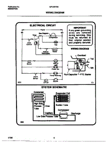 05 - Wiring Diagram parts for Frigidaire Freezer MFU20F3BW5 from AppliancePartsPros.com