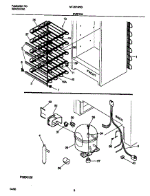 04 - System parts for Frigidaire Freezer MFU21M3GW0 from AppliancePartsPros.com
