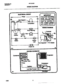 05 - Wiring Diagram parts for Frigidaire Freezer MFU21M3BW4 from AppliancePartsPros.com