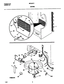 04 - System parts for Frigidaire Freezer MFU20F7FW1 from AppliancePartsPros.com