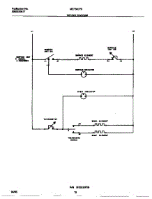 06 - Wiring Diagram parts for Frigidaire Range MEF300PBWB from AppliancePartsPros.com