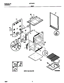 03 - Body parts for Frigidaire Range MEF300PXWE from AppliancePartsPros.com