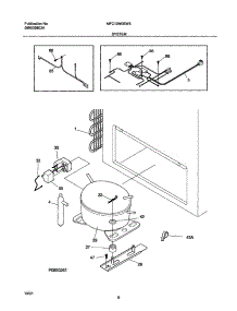 07 - System parts for Frigidaire Freezer MFC13M0BW5 from AppliancePartsPros.com