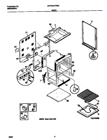 03 - Body parts for Frigidaire Range MEF300PXWD from AppliancePartsPros.com