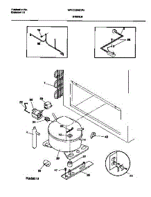 04 - System parts for Frigidaire Freezer MFC23S4CW0 from AppliancePartsPros.com