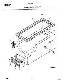 03 - Cabinet / Control / Shelves parts for Frigidaire Freezer MFC18M0EW0 from AppliancePartsPros.com